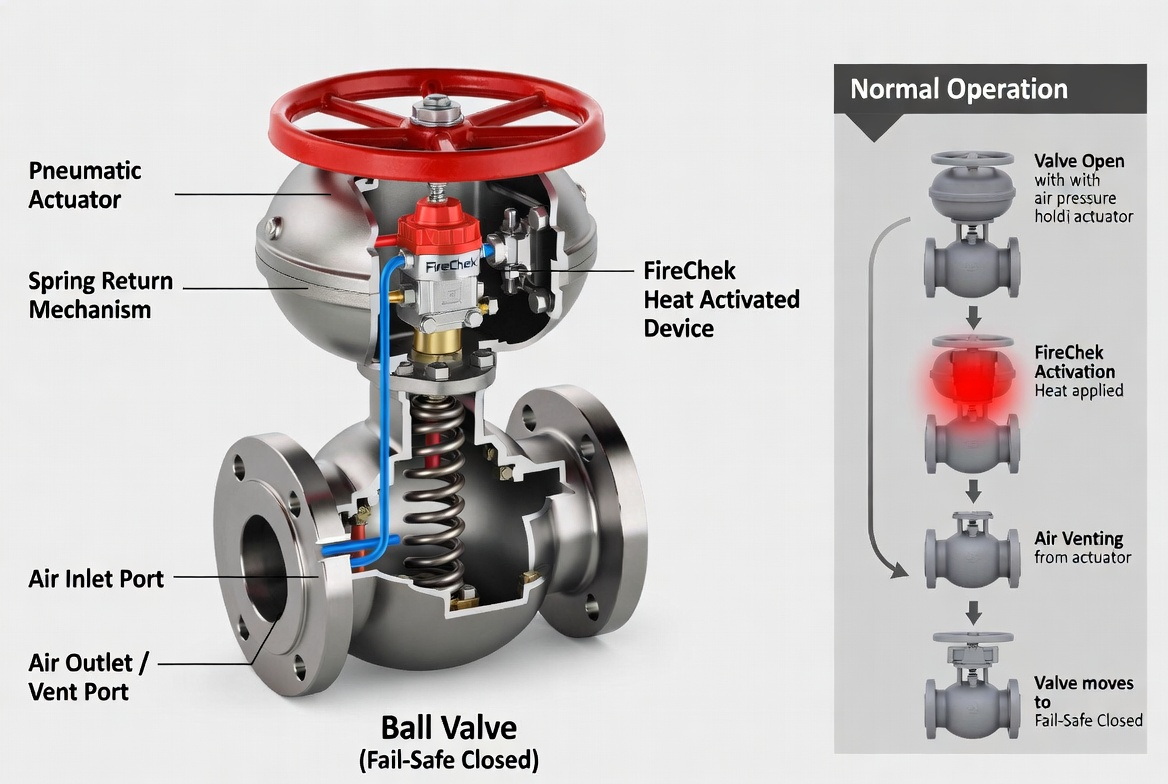 Emergency Isolation Valve With FireChek Emergency Isolation Valve With FireChek