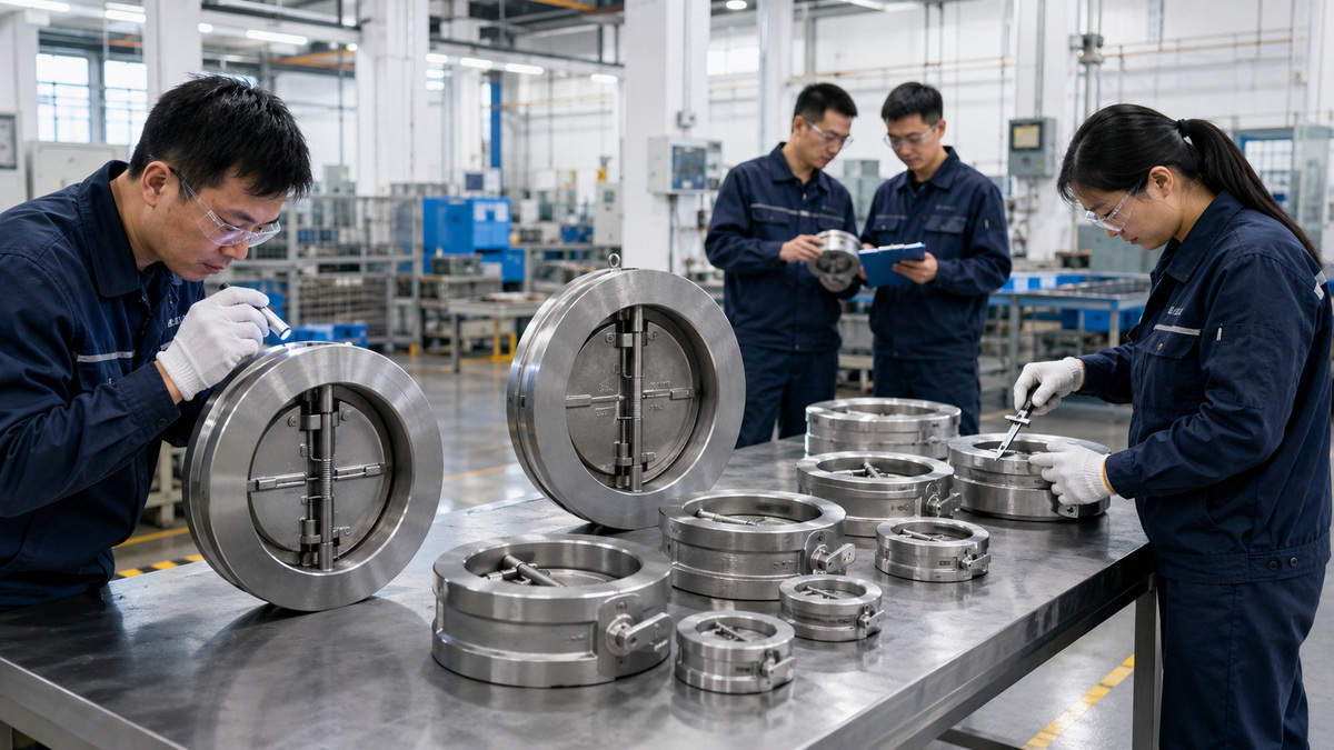 Dual Plate Check Valve Factory Overview Dual Plate Check Valve Factory Overview