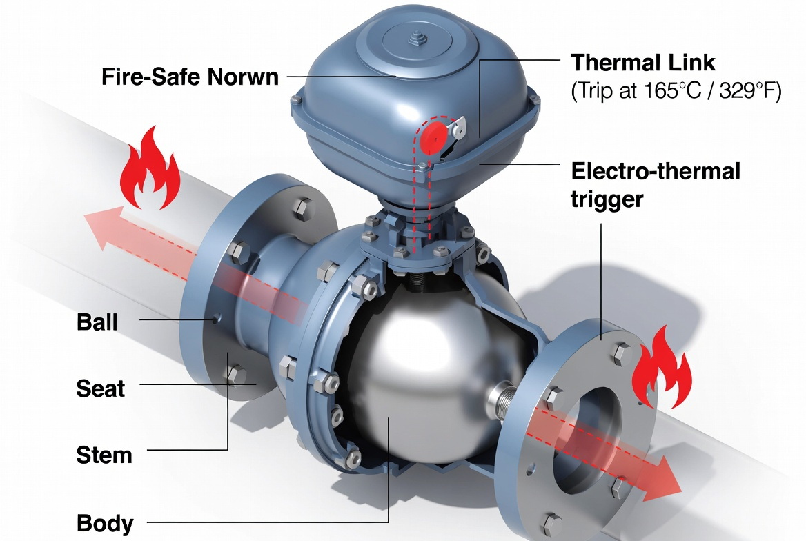 FM Fire Safe Valve Cutaway FM Fire Safe Valve Cutaway
