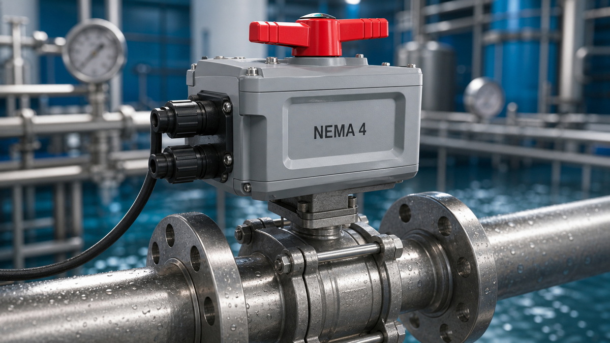 Plug And Play Actuator On Ball Valve Plug And Play Actuator On Ball Valve