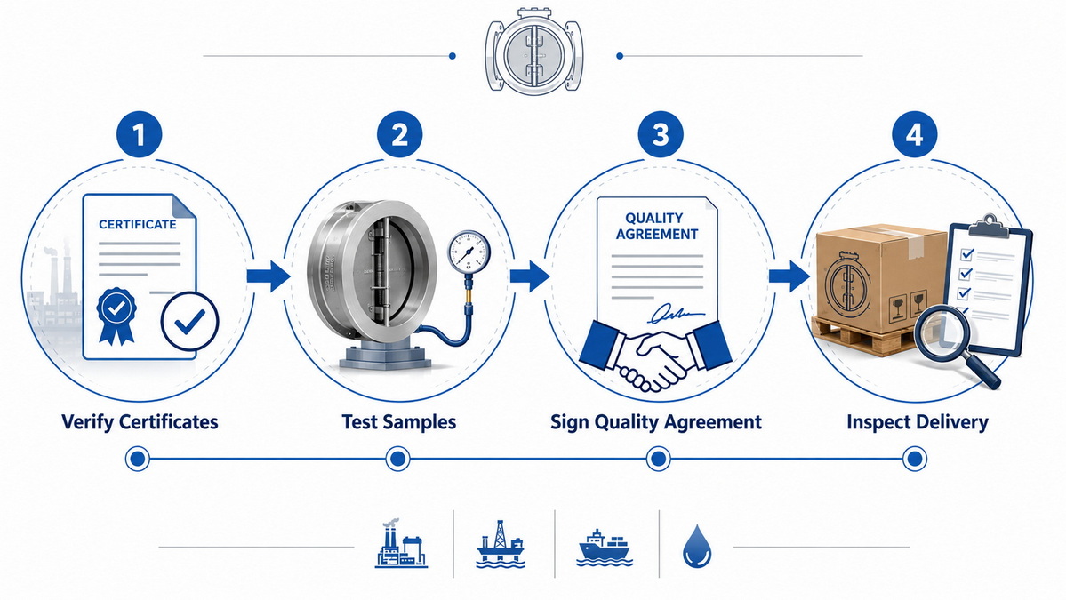 Dual Plate Check Valve Buyer Workflow