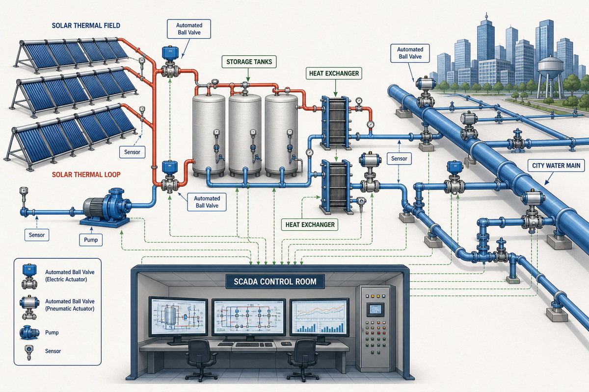 Automated Ball Valve Network Automated Ball Valve Network