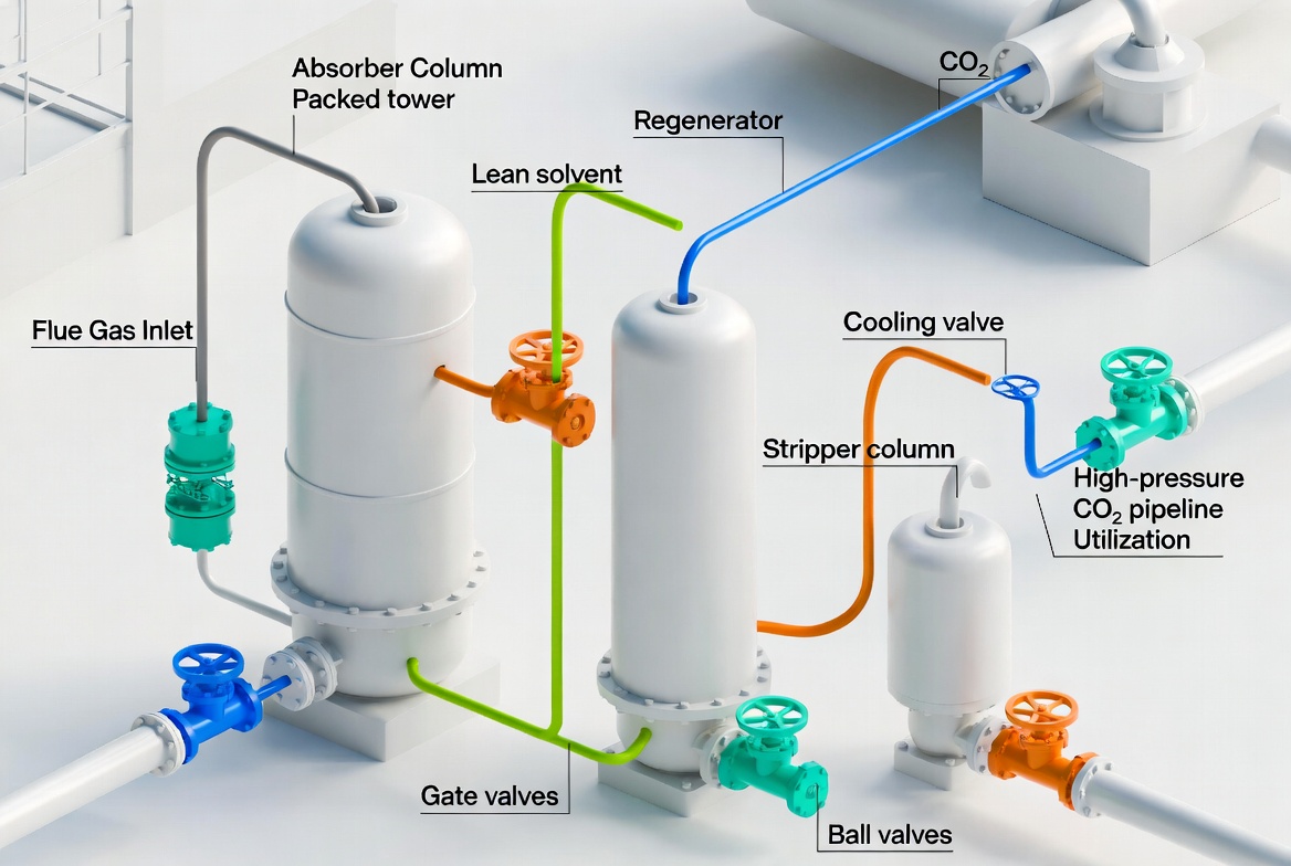 Carbon Capture Valve Network Carbon Capture Valve Network