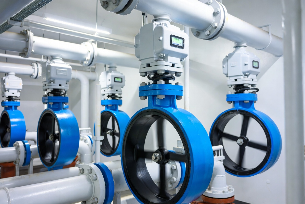 Water Treatment Butterfly Valve Room Water Treatment Butterfly Valve Room