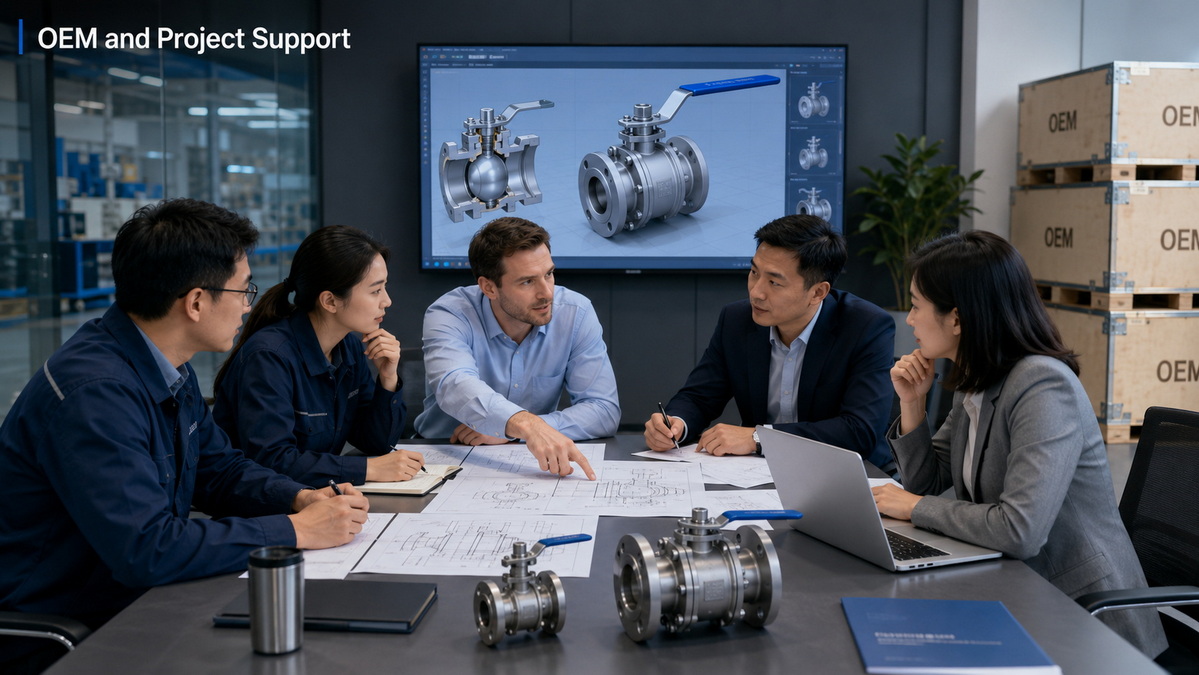 Tianjin Wode OEM Valve Support