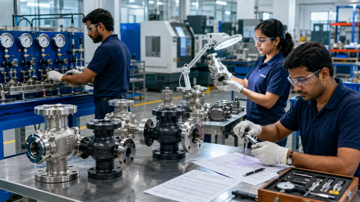 Factory Valve Testing Process Factory Valve Testing Process