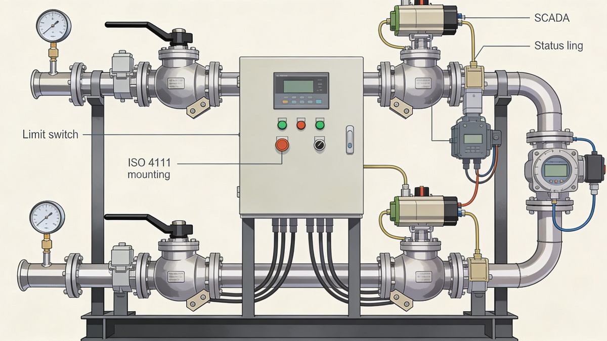 Automated Ball Valve Skid