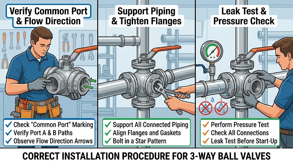 Three Way Ball Valve Installation Best Practices