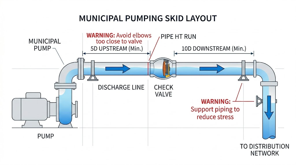 Check Valve Installation Best Practice Layout