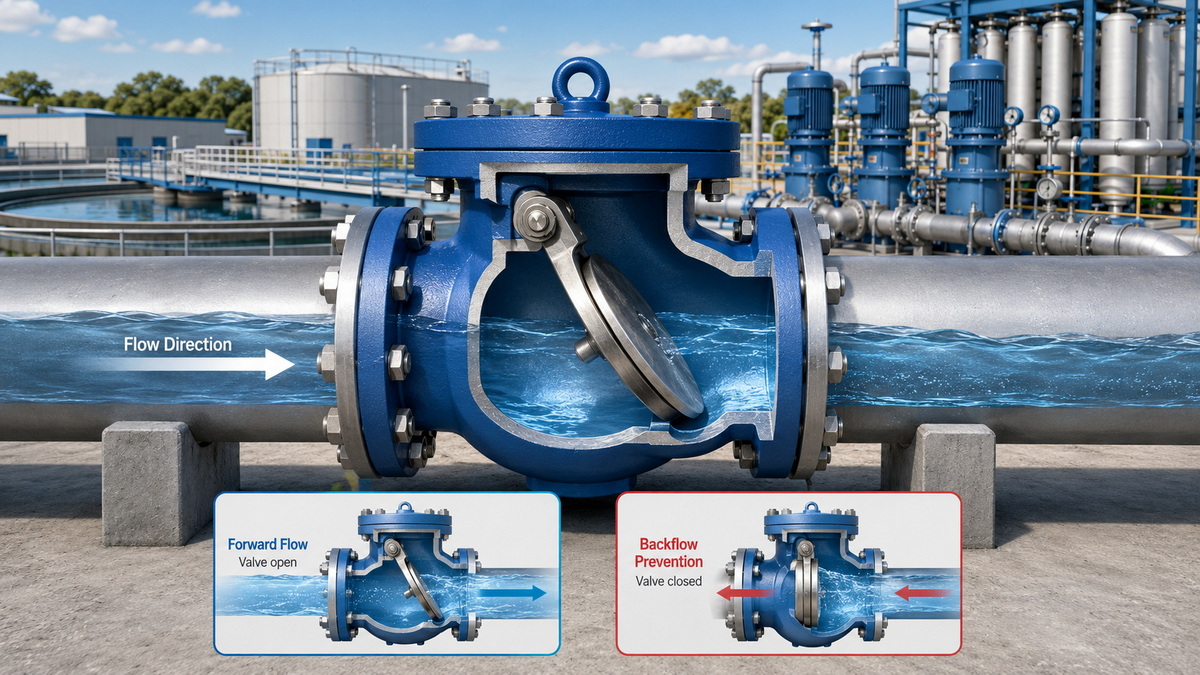 Swing Check Valve Water Treatment System