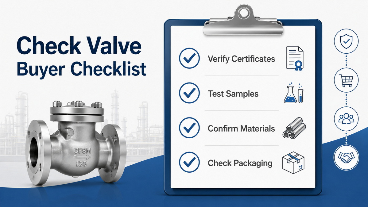 Check Valve Buyer Checklist