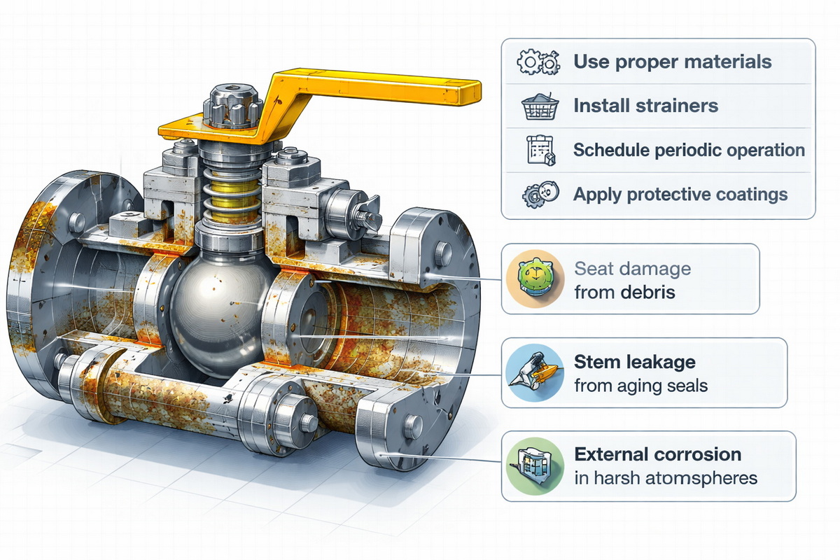 Fehlermodi und Pr&auml;ventionstipps f&uuml;r Gaskugelh&auml;hne