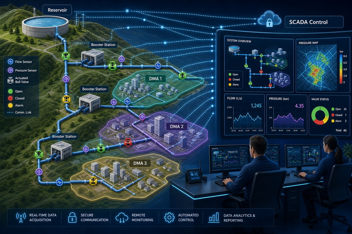 Smart Pipeline Scada Control