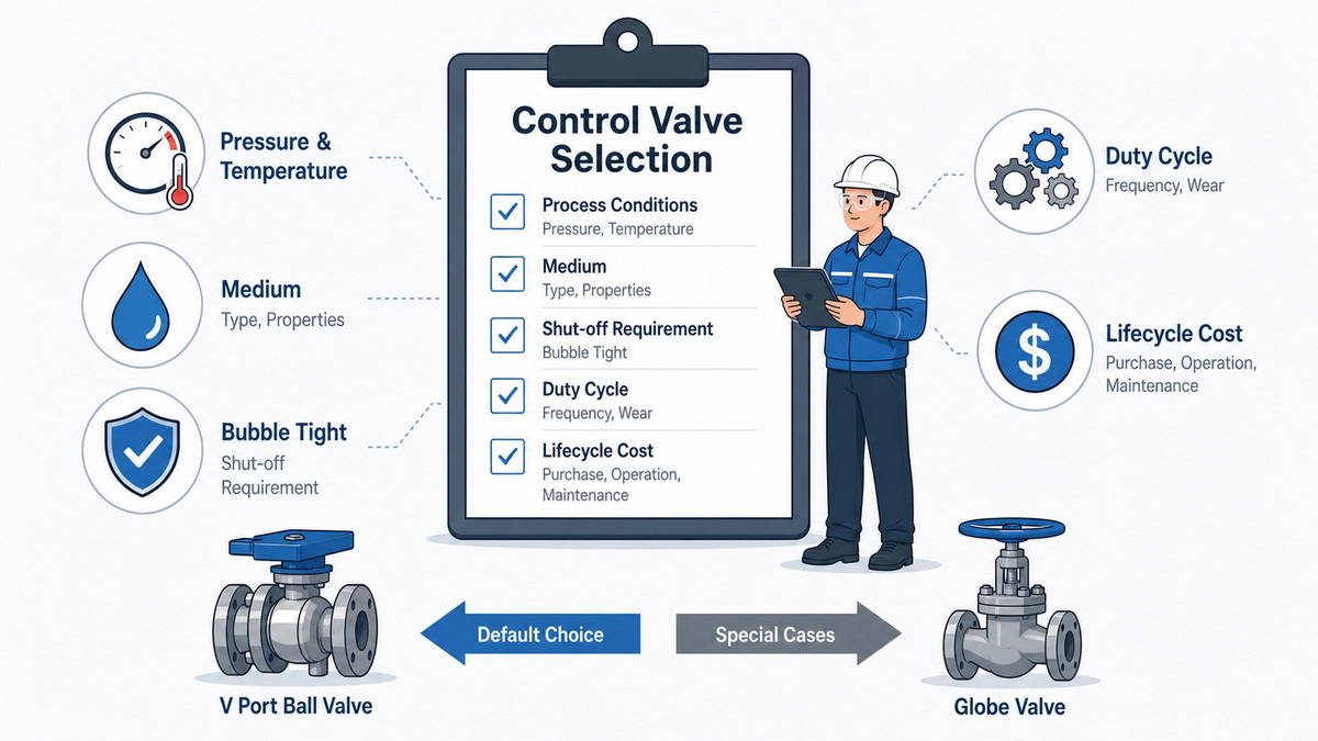 Control Valve Selection Checklist For Water Projects